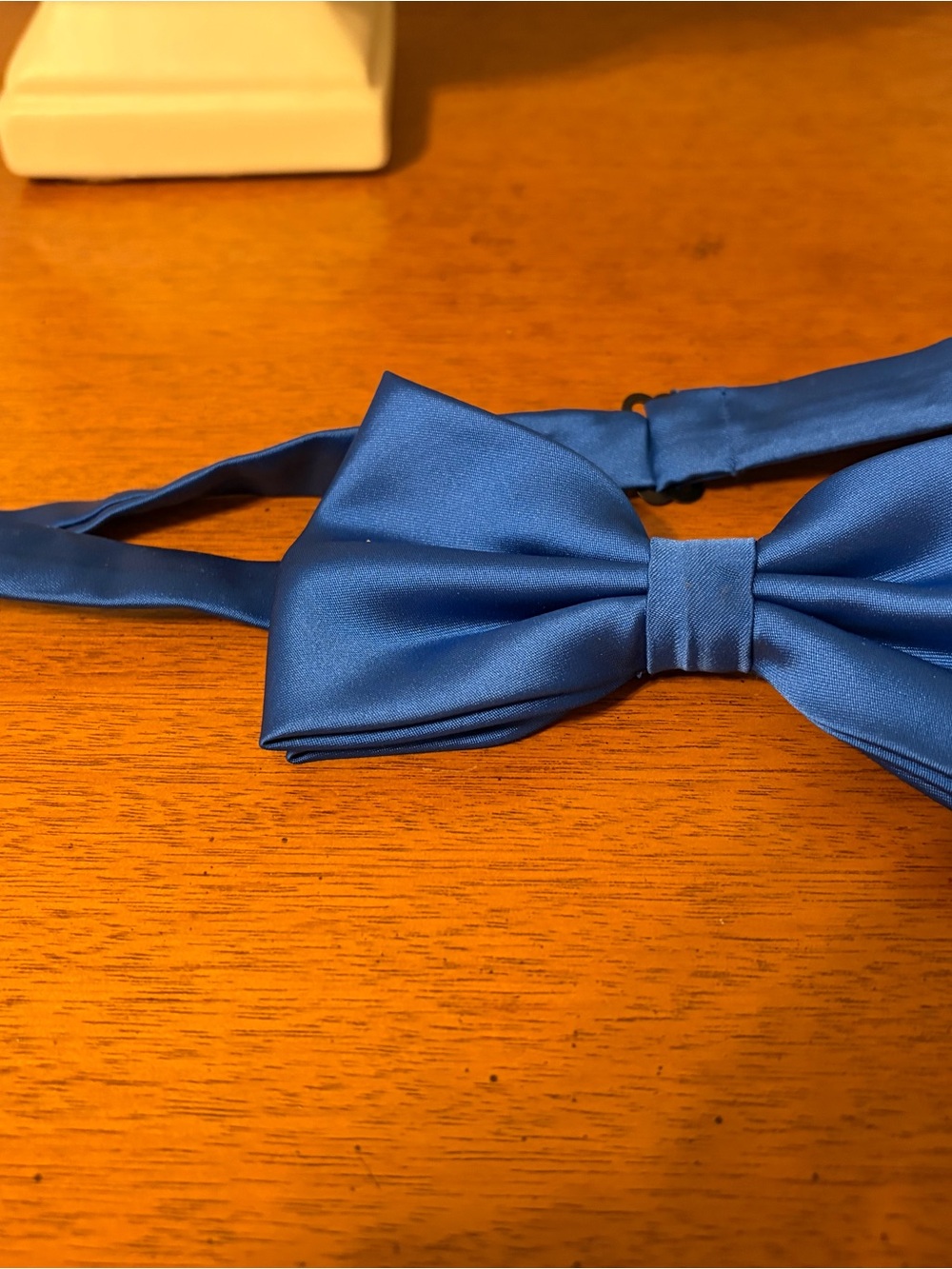 Source Unknown Royal Blue Satin Pre-Tied Bow Tie